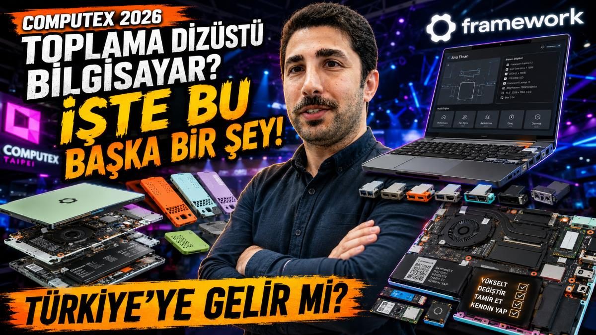 Framework'ten Devrim Niteliğinde Bir Adım: Her Parçası Değişebilir Dizüstü Bilgisayarlar