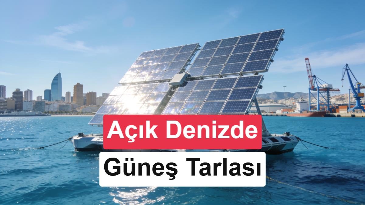 İspanya'dan Denizde Güneş Devrimi: Yüzer Enerji Platformu Valencia'ya Ulaştı