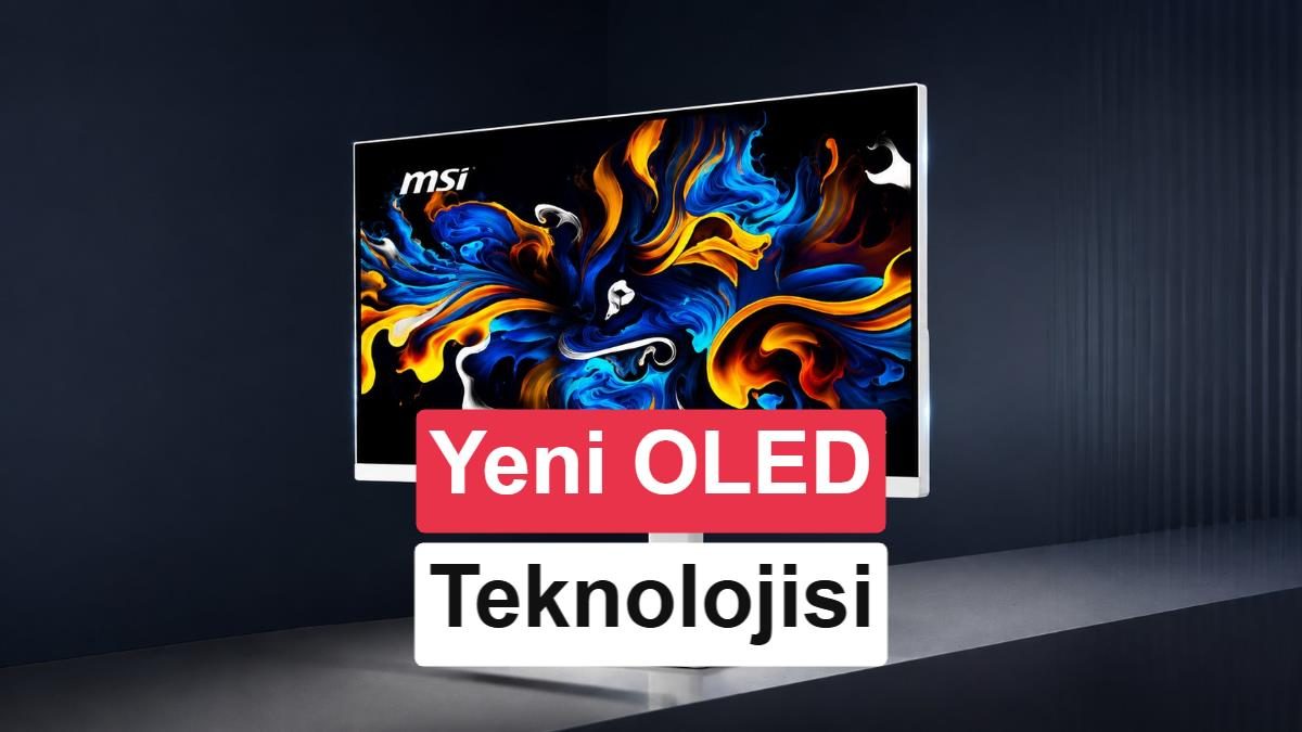 MSI'dan Devrim Niteliğinde Bir İlk: 27 İnç 4K IJP OLED Monitör Geliyor
